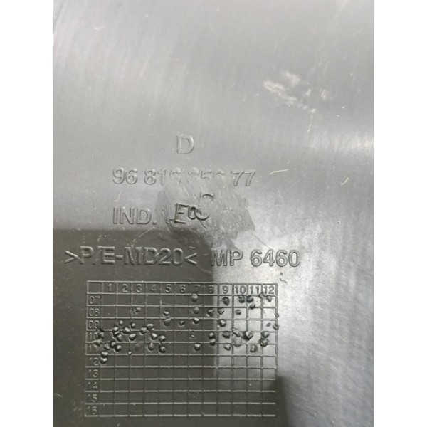 Acabamento Porta Malas Lado Direito Peugeot 308 2012 A 2015 Preto