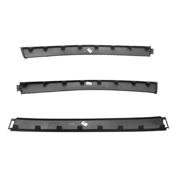 Spoiler Dianteiro Para Citroen C3 2003 Até 2008 3 Peças Preto