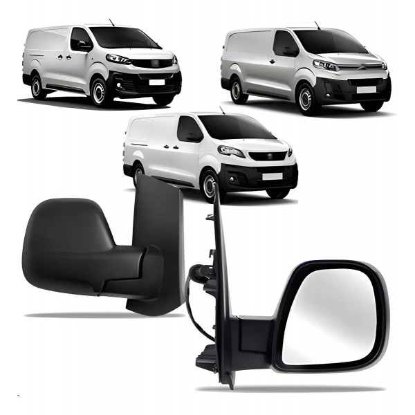 Par Retrovisor Expert Jumpy Scudo 2018 A 2024 Elétrico