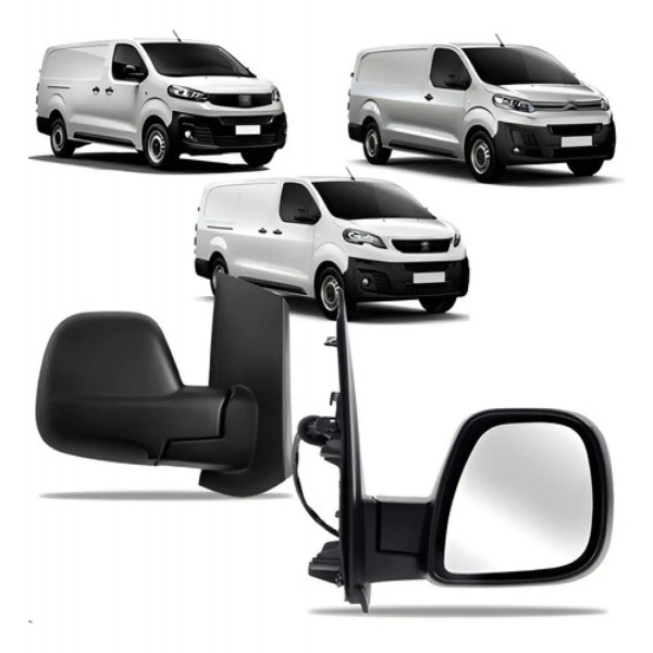 Par Retrovisor Expert Jumpy Scudo 2018 A 2024 Elétrico