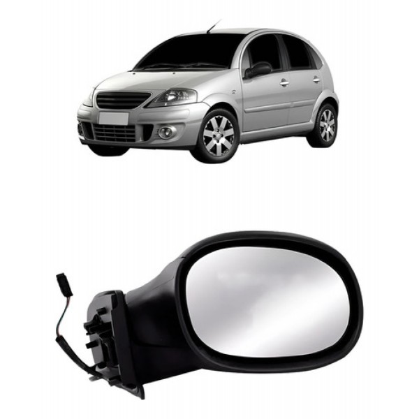 Retrovisor Eletrico Para Citroen C3 2003 Até 2012