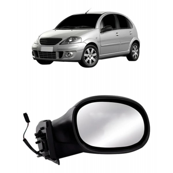 Retrovisor Eletrico Para Citroen C3 2003 Até 2012