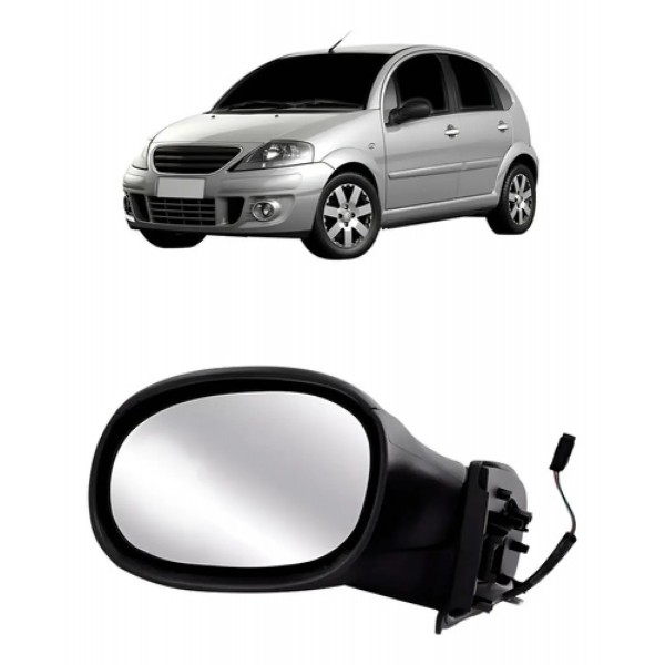 Retrovisor Eletrico Para Citroen C3 2003 Até 2012