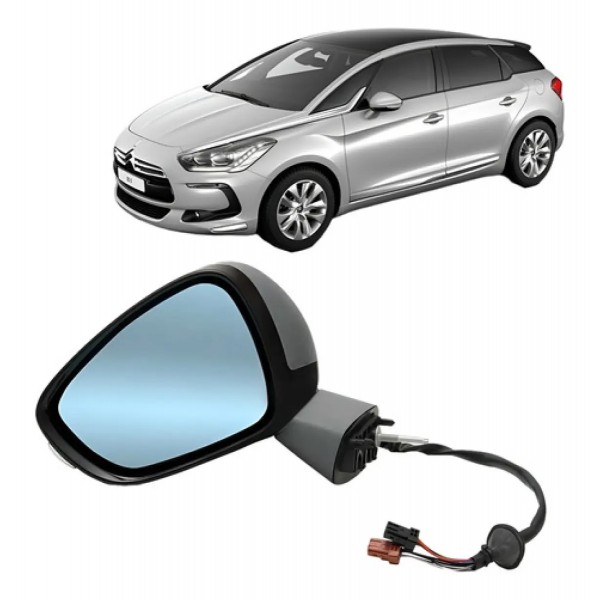 Retrovisor Citroen Ds5 1.6 Thp 2012 A 2016 Eletrico Pisca