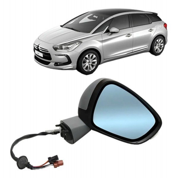 Retrovisor Citroen Ds5 1.6 Thp 2012 A 2016 Eletrico Pisca