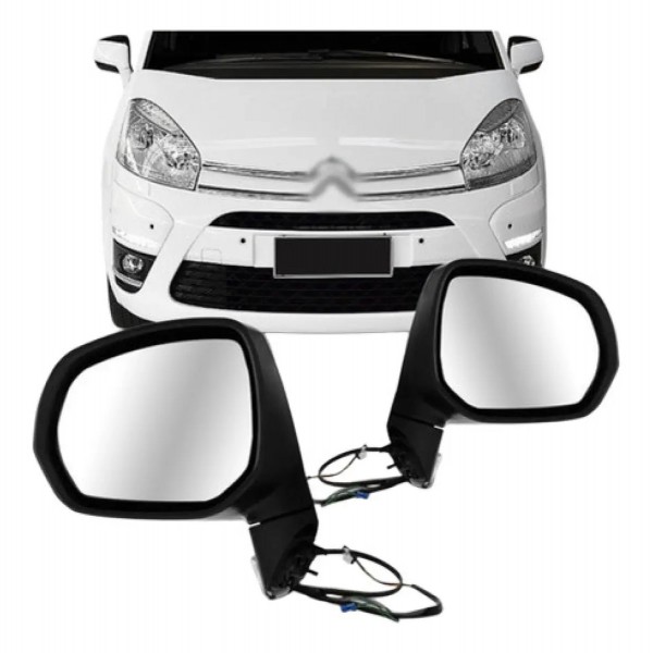 Par Retrovisor Grand Picasso 2008 A 2014 Elétrico C/ Pisca