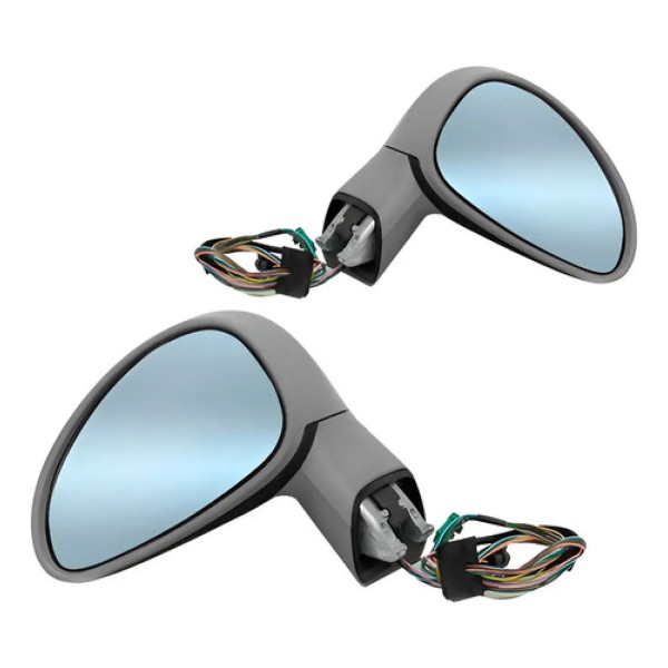 Par Retrovisor C4 2008 A 2012 Elétrico Com Pisca Lente Azul