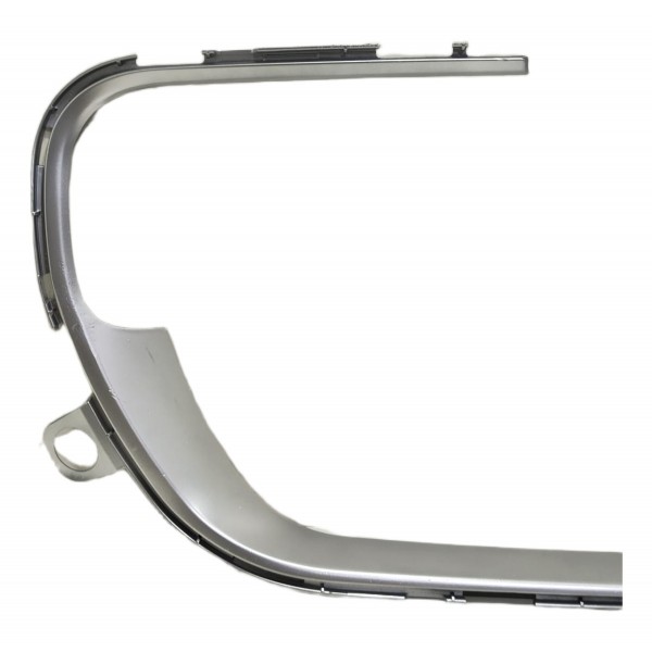 Moldura Arco Grade Parachoque Peugeot 308 2012/2015 Original Prateado Brilhante