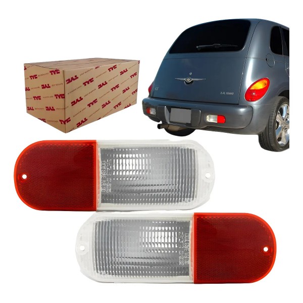Lanterna Parachoque Traseiro Pt Cruiser 01 02 03 04 05 Tyc Ambos Lados Vermelho