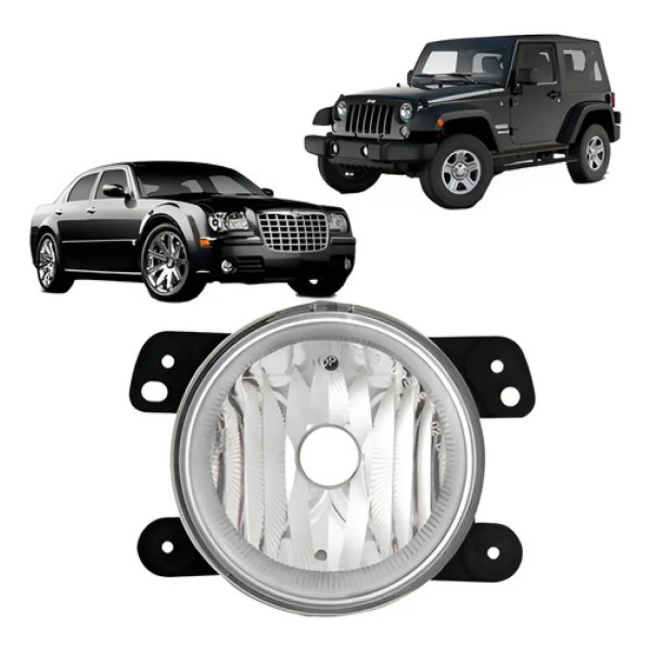 Farol Milha 300 C 2006 A 2010 Jeep Wrangler 07 A 2017 Ld/le