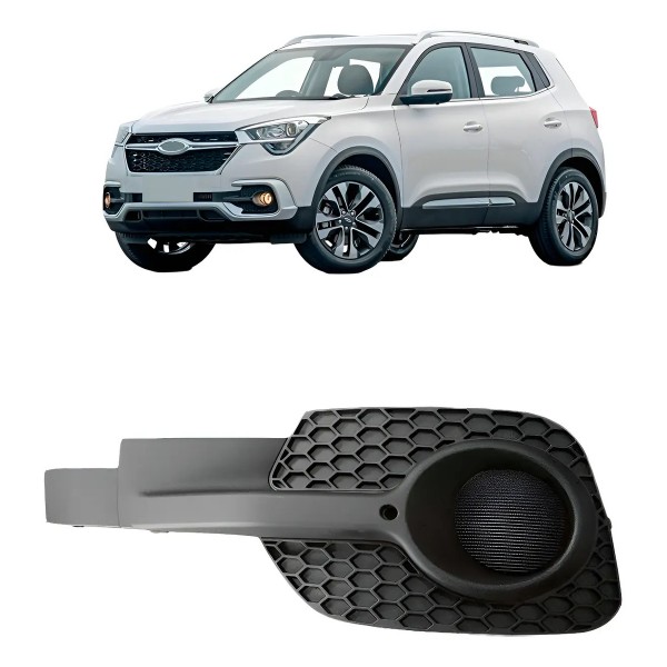 Moldura Milha Tiggo 5x 2019 A 2020 S/ Furo