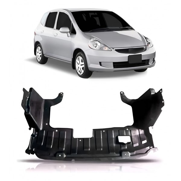 Protetor Inferior Defletor Parachoque Para Fit 2003 A 2008