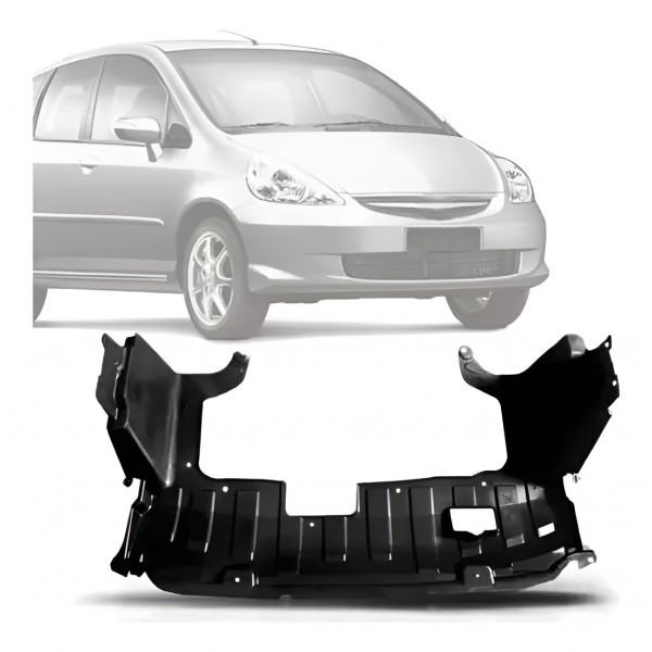 Protetor Inferior Defletor Parachoque Para Fit 2003 A 2008