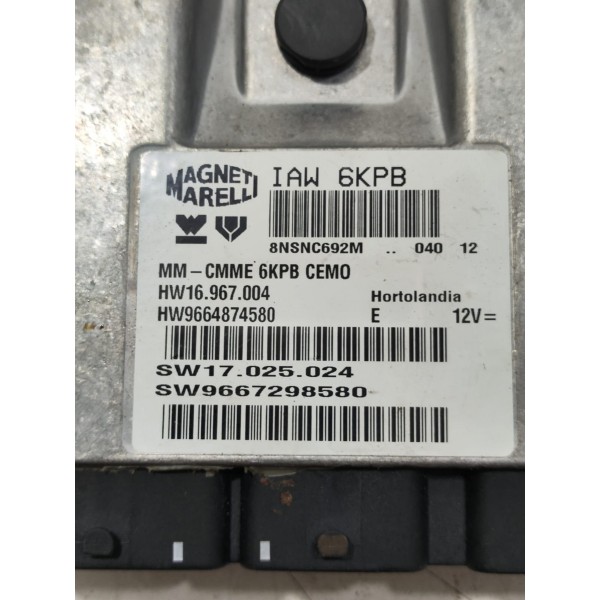 Modulo Injeção Peugeot 308 2.0 2012 A 2015 9667298580