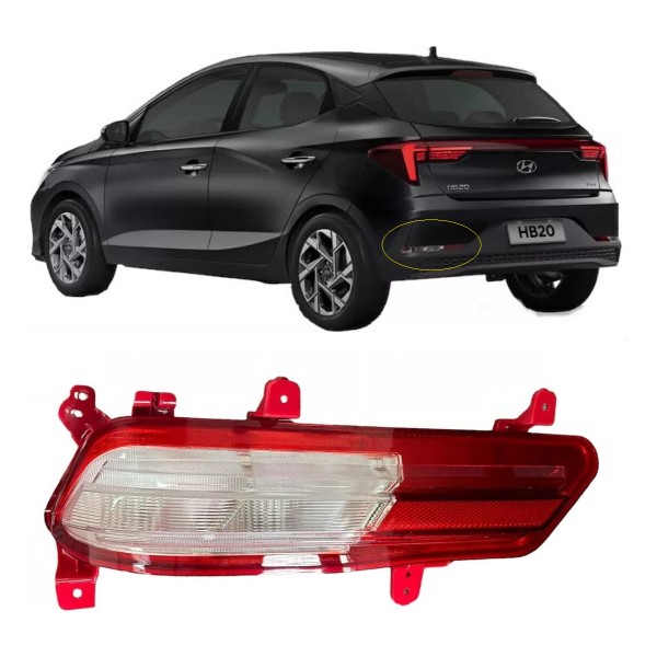 Lanterna Parachoque Traseiro Hb20 Hatch 2023 2024 2025 2026