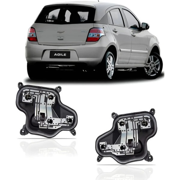 Par Placa Circuito Lanterna Traseira Agile 2010/2014 Oferta