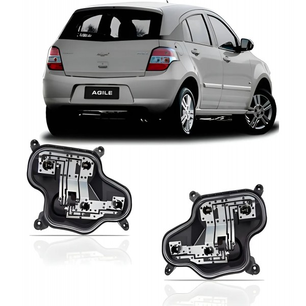 Par Placa Circuito Lanterna Traseira Agile 2010/2014 Oferta