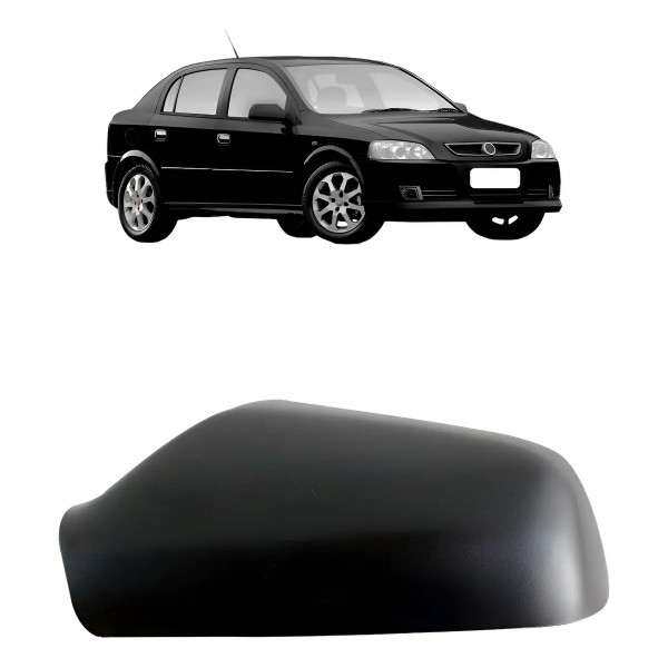 Capa Retrovisor Astra 1999 00 01 02/2010 Preto Texturizado