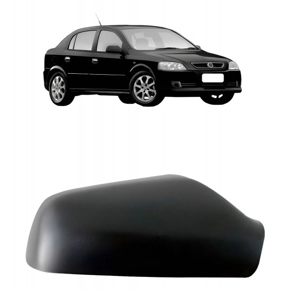 Capa Retrovisor Astra 1999 00 01 02/2010 Preto Texturizado