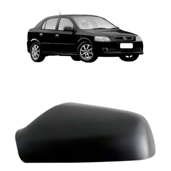 Capa Retrovisor Astra 1999 00 01 02/2010 Preto Texturizado
