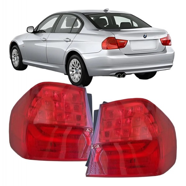 Par Lanterna Bmw 320 325 2009 2010 2011 2012 C/ Led Ambos Lados K6838