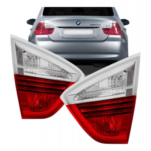 Par Sinaleira Traseira Bmw Série 3 E90 2006 2007 2008 Tampa