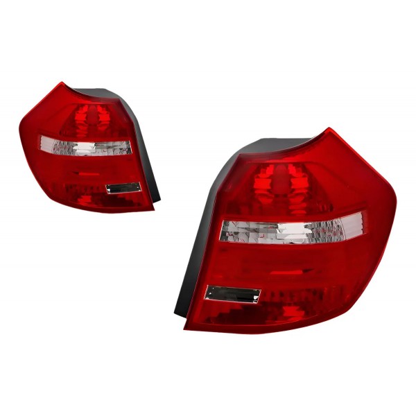 Par Lanterna Traseira Serie 1 2007 2008 2009 2010 2011 Hatch Ambos Lados Vermelho