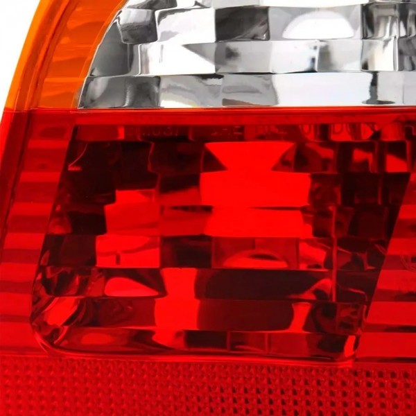 Par Lanterna Traseira Bmw Serie 3 02 03 04 05 Tampa Tricolor Vermelho