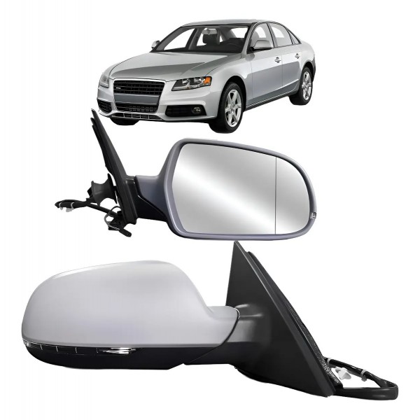 Retrovisor A4 2009 A 2012 Elétrico Retratil Com Pisca Prime
