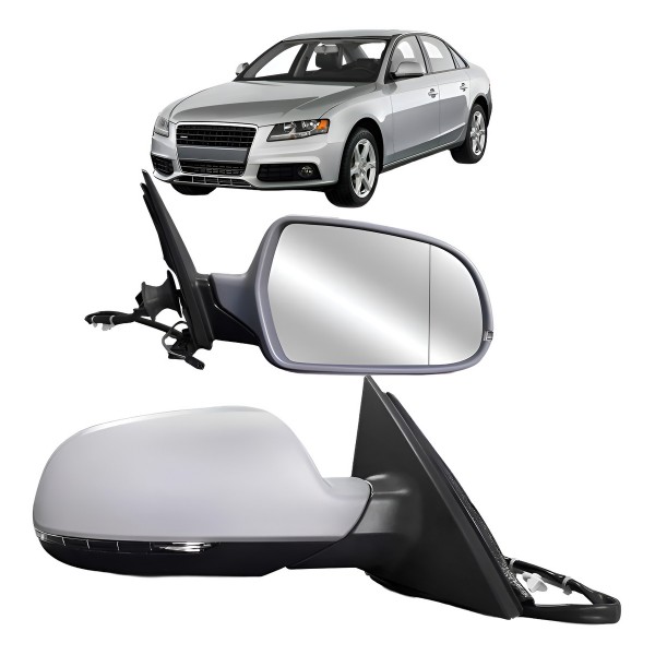 Retrovisor A4 2009 A 2012 Elétrico Retratil Com Pisca Prime