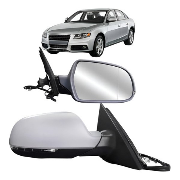 Retrovisor A4 2009 A 2012 Elétrico Retratil Com Pisca Prime