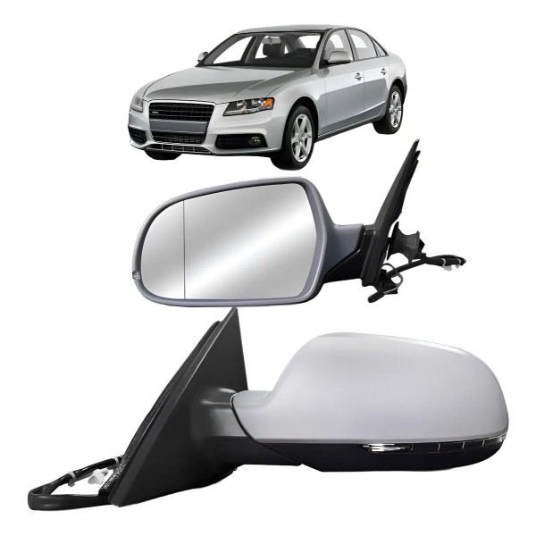 Retrovisor A4 2009 A 2012 Elétrico Retratil Com Pisca Prime