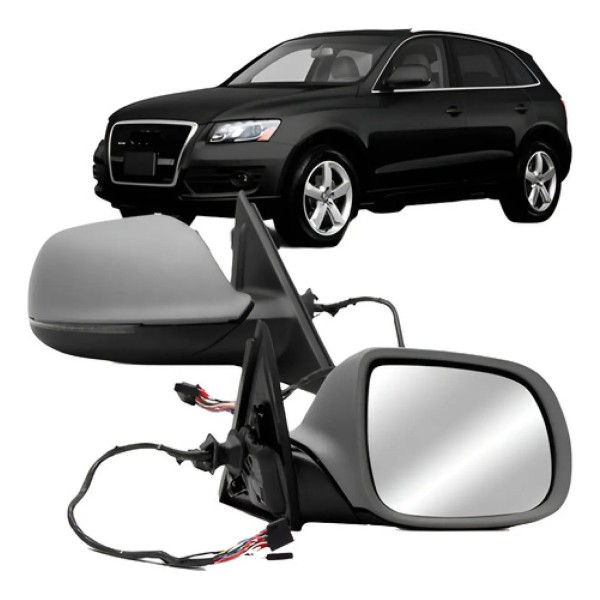 Par Retrovisor Para Audi Q5 2009 A 2016 Elétrico C/ Pisca