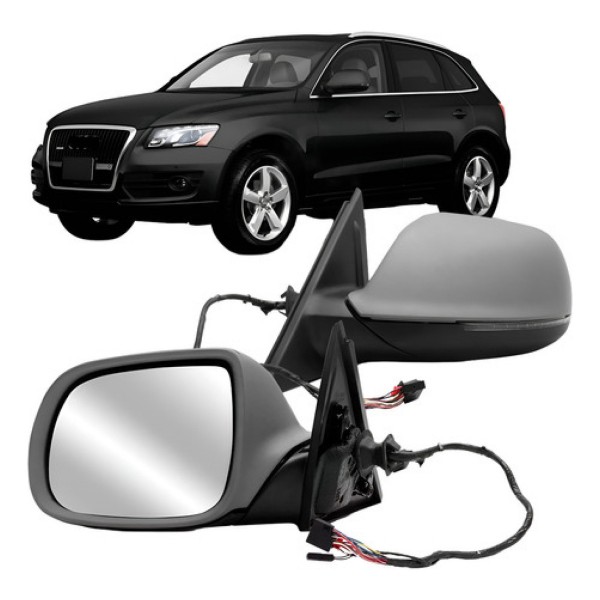 Retrovisor Para Audi Q5 2009 A 2016 Elétrico C/ Pisca