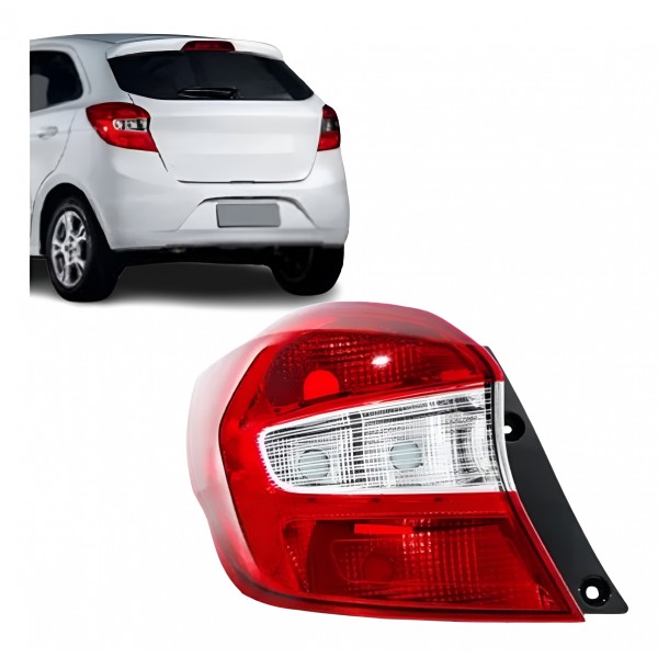 Lanterna Traseira Para Ka Hatch 2015 2016 2017 2018 Bicolor