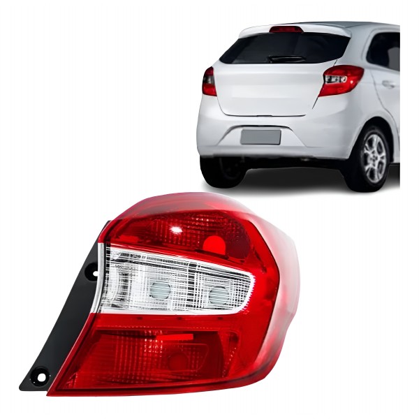 Lanterna Traseira Para Ka Hatch 2015 2016 2017 2018 Bicolor