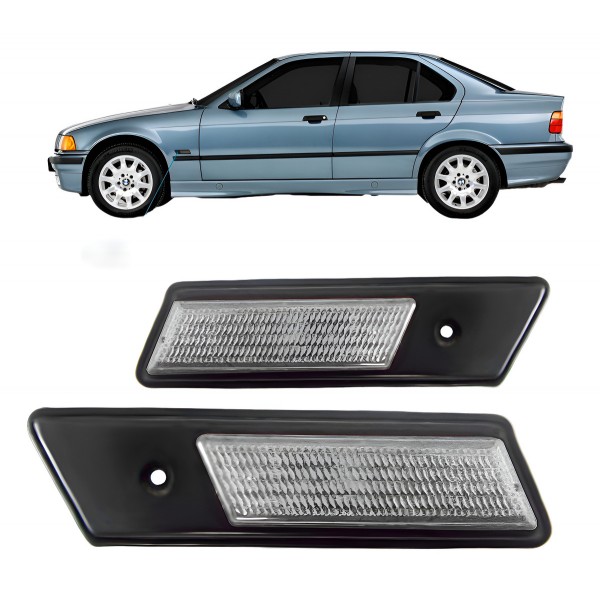 Lanterna Pisca Lateral Paralama Bmw 1991 A 1997 Cristal