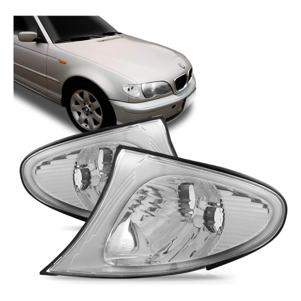 Sinaleira Dianteira Serie 3 02 03 04 05 Cristal Borda Cromad