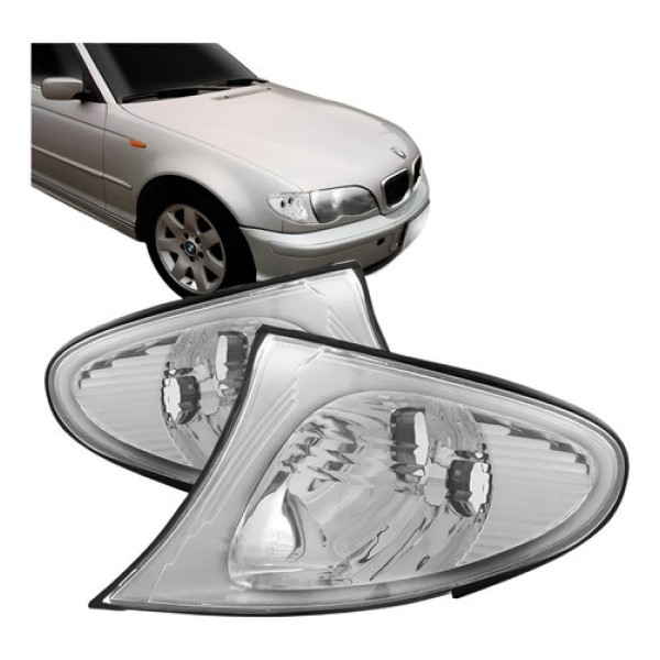 Sinaleira Dianteira Serie 3 02 03 04 05 Cristal Borda Cromad