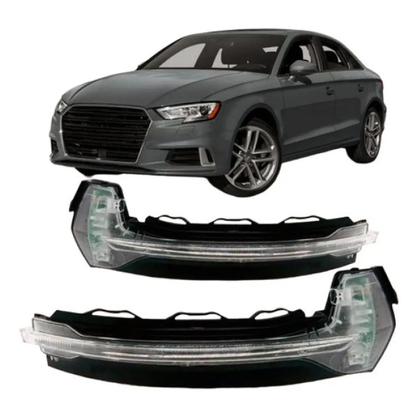 Par Pisca Retrovisor Para Audi A3 2013 2014 2015 2016