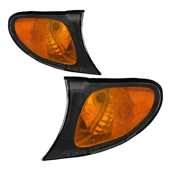 Par Pisca Seta Bmw S3 2002 2003 2004  2005 Ambar Fume Tyc Âmbar Com Borda Fumê
