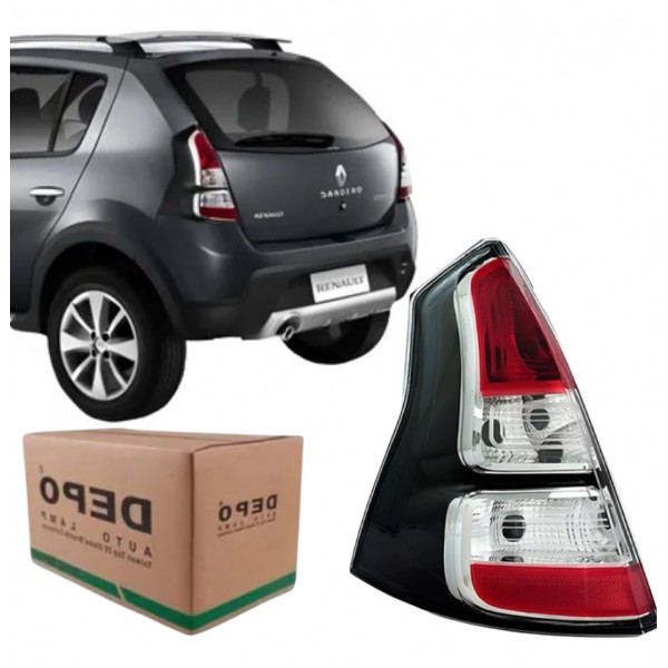 Lanterna Traseira Sandero Stepway 2012 2013 2014 Fumê