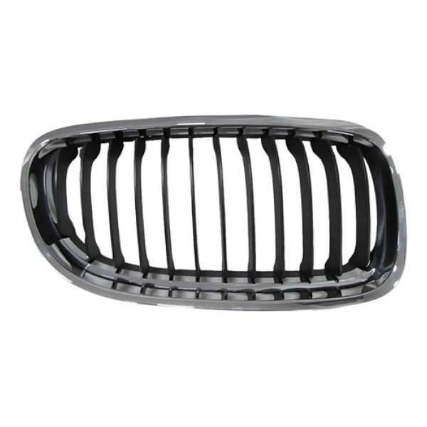 Grade Radiador Bmw 320 2009 A 2012 Cromada Com Friso Preto