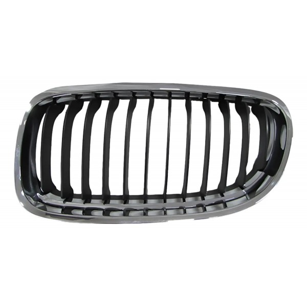 Grade Radiador Bmw 320 2009 2010 2011 2012 Cromada Com Friso