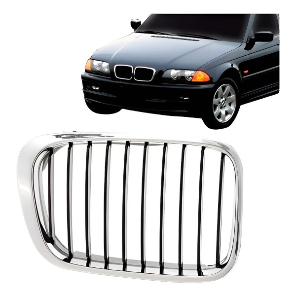 Grade Radiador Bmw Série 3 1999 2000 2001 Sedan Cromado