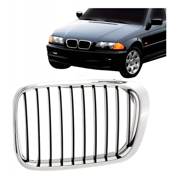 Grade Radiador Bmw Série 3 1999 2000 2001 Sedan Cromado