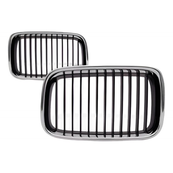 Par Grade Radiador Bmw S3 1992 1993 1994 1995 1996 Cromado