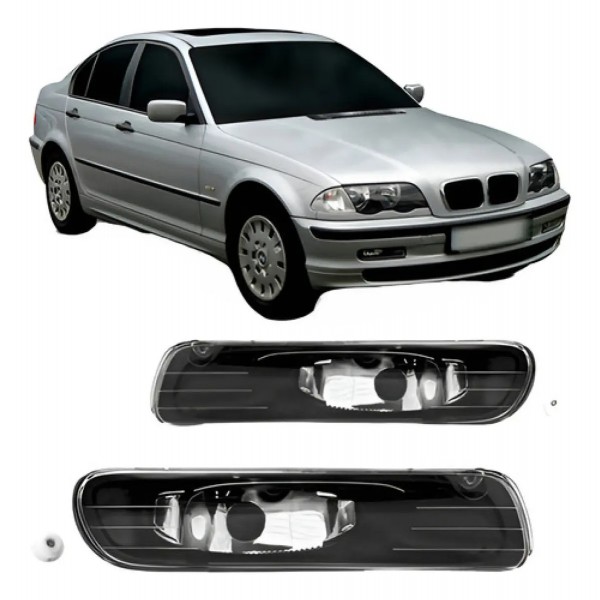 Jogo Farol Milha Auxiliar Bmw S3 Wagon Sedan 1998 99 00 2001