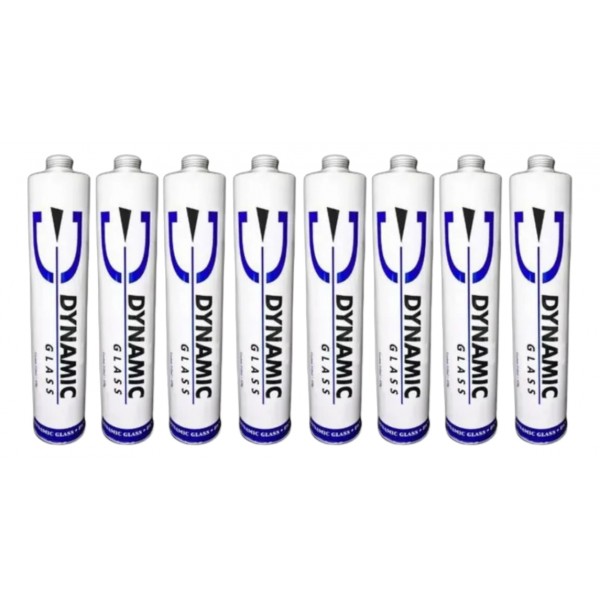 Kit 8 Cola Parabrisa Alta Aderência + Bico Aplicador 310ml