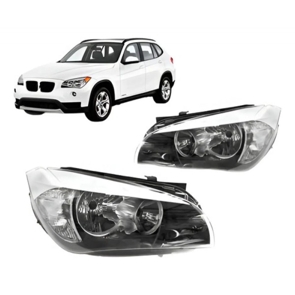Par Farol Elétrico Bmw X1 2009 A 2013 C/ Motor